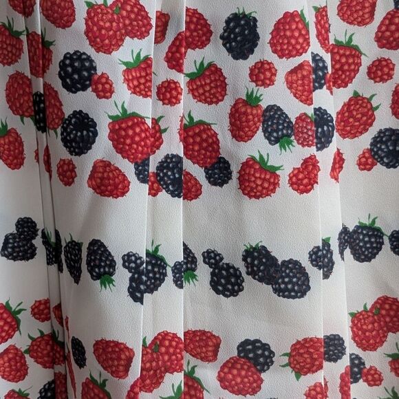 Jcrew Berry Pleated Skirt Size Tall 10 - Picture 14 of 16